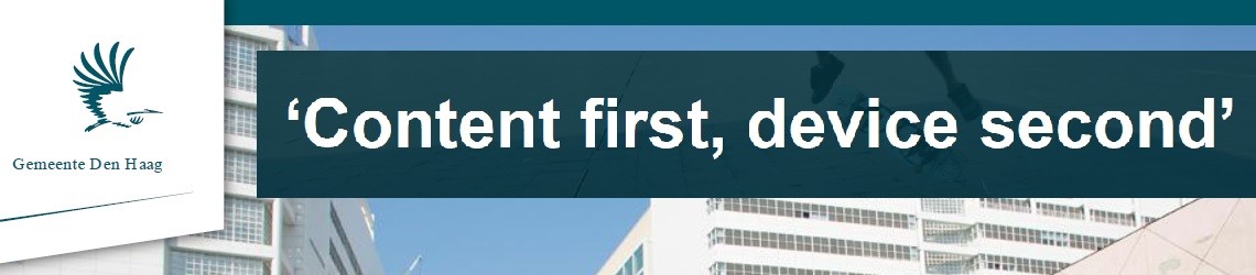 Gemeente Den Haag gaat responsive