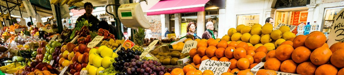 fruit op de markt