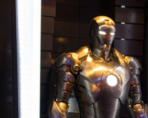 De drie Iron Man-pakken uit de films